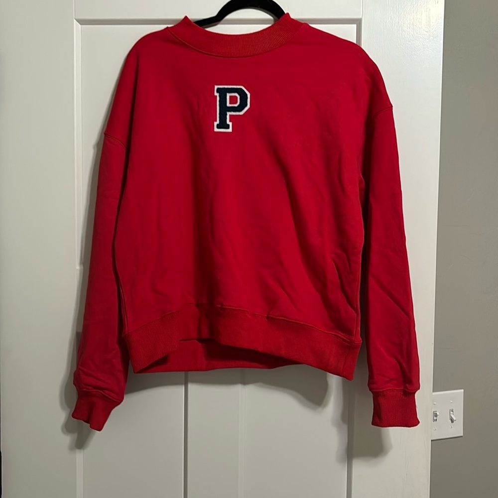 PARKE: Chenille mock neck sweatshirt never worn